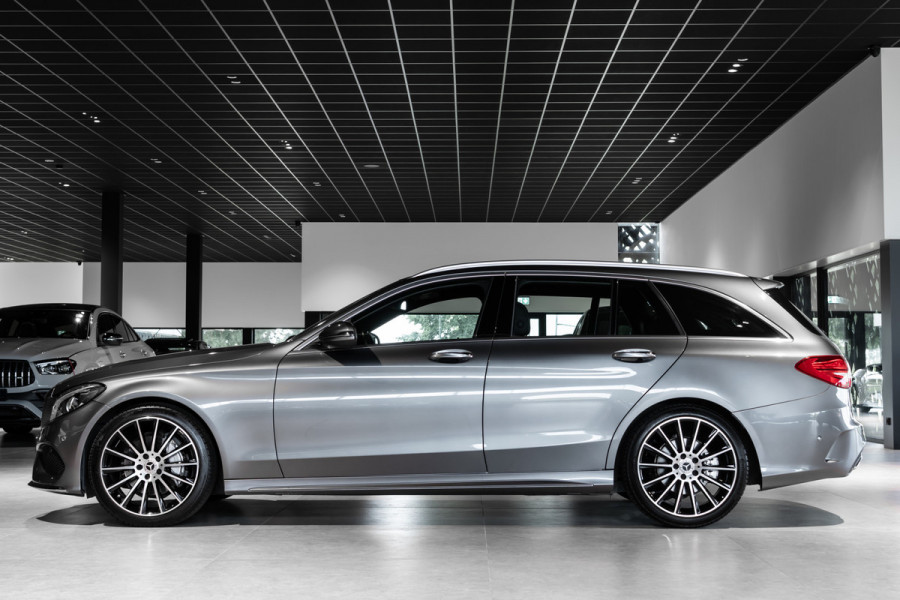 Mercedes-Benz C-Klasse Estate 180 AMG Sport Edition Leder|Sfeerverlichting|Aut-kofferklep|LED|19"|New Service/APK