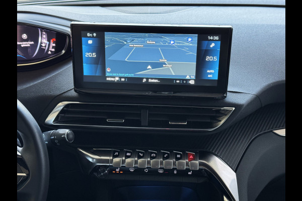 Peugeot 3008 130PK ALLURE LEER I-COCKPIT LED CARPLAY EUROPA.NAVI ELEK.KLEP CAMERA ADAP.CRUISE ZWARTE HEMEL. 2024 ALLURE 2024