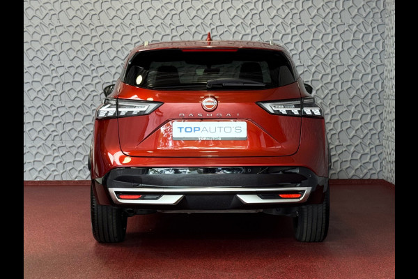 Nissan QASHQAI 1.3 MHEV 160PK TEKNA PLUS BOSE 20''LMV LEER ALCANTARA PANO MASSAGE BOSE STOEL/STUUR/RUIT VERW MATRIX.LED ELEK.KLEP HEADUP 20''LM 04/2025
