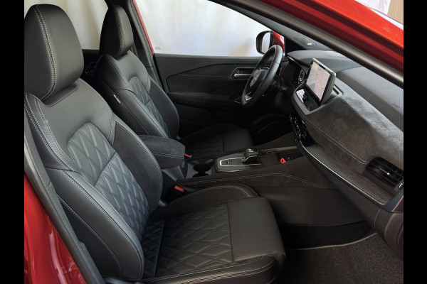 Nissan QASHQAI 1.3 MHEV 160PK TEKNA PLUS BOSE 20''LMV LEER ALCANTARA PANO MASSAGE BOSE STOEL/STUUR/RUIT VERW MATRIX.LED ELEK.KLEP HEADUP 20''LM 04/2025