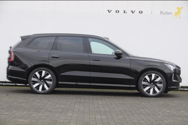 Volvo EX90 408PK Automaat Twin Motor Ultra / Panoramadak / Luchtvering / Head-up display / Stoelverwarming en stuurwielverwarming / Massagestoelen / Memory seats / Adaptive cruise control / 360 Camera / elektrische achterklep