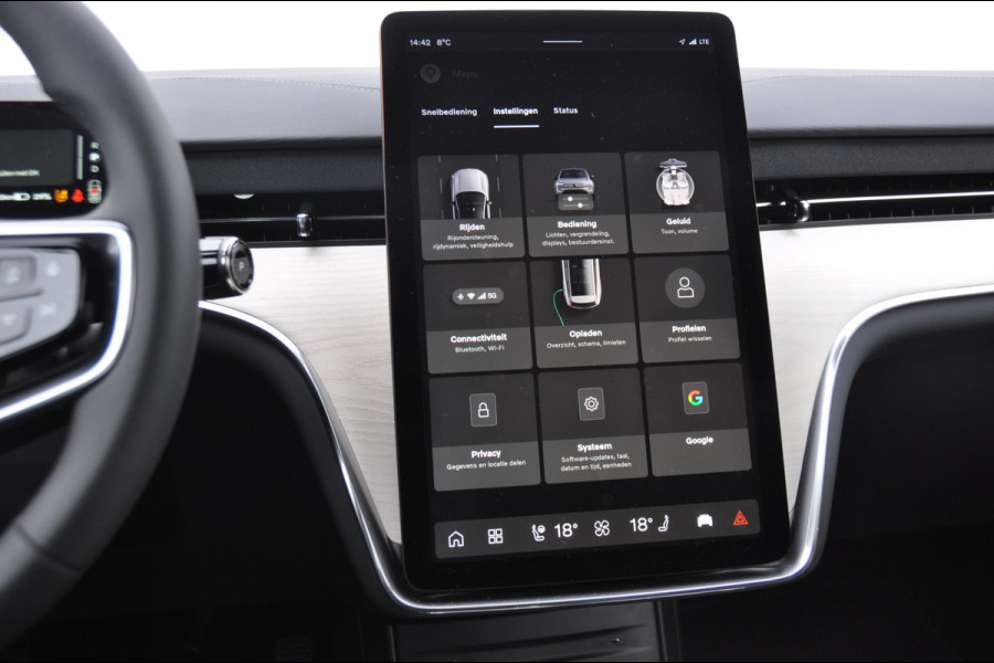 Volvo EX90 408PK Automaat Twin Motor Ultra / Panoramadak / Luchtvering / Head-up display / Stoelverwarming en stuurwielverwarming / Massagestoelen / Memory seats / Adaptive cruise control / 360 Camera / elektrische achterklep