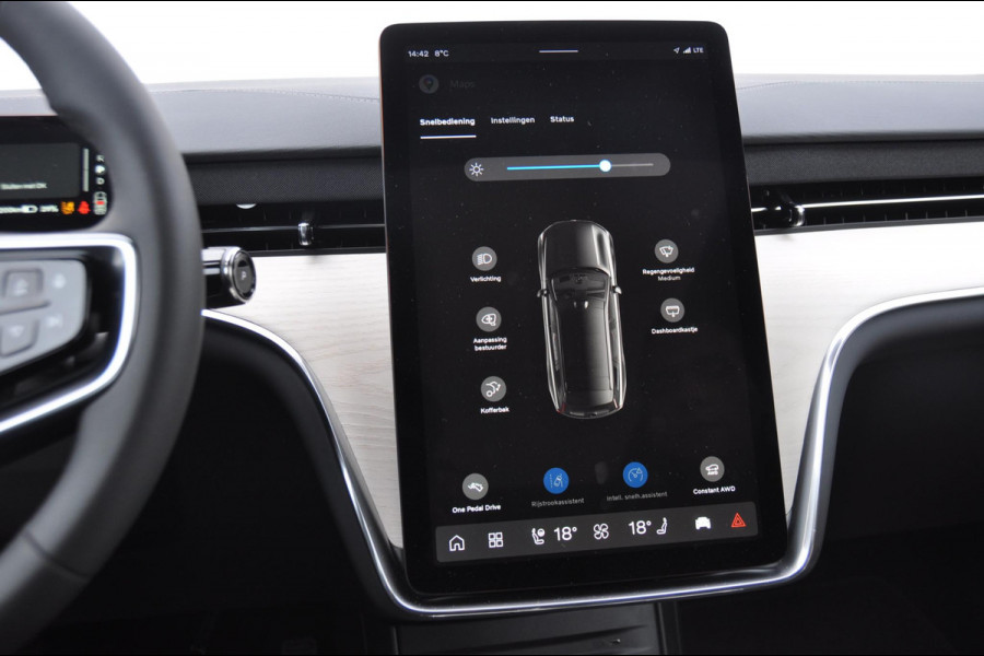 Volvo EX90 408PK Automaat Twin Motor Ultra / Panoramadak / Luchtvering / Head-up display / Stoelverwarming en stuurwielverwarming / Massagestoelen / Memory seats / Adaptive cruise control / 360 Camera / elektrische achterklep