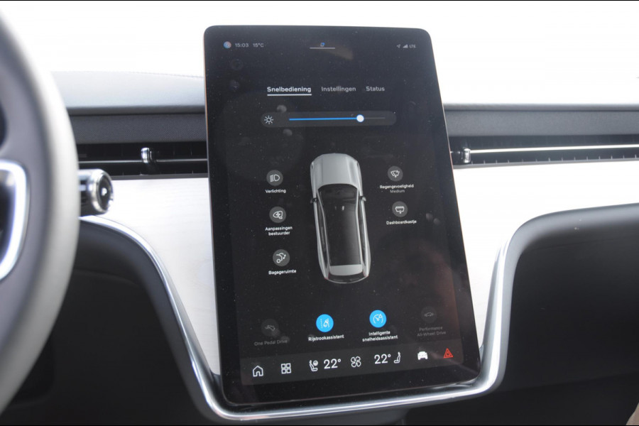Volvo EX90 517PK Automaat Twin Performance Ultra / Luchtvering / Bowers & Wilkins audio / Elektrich bedienbare voorstoelen / Massage / Memory seats / Head-up display / Panoramadak / BLIS / 360 Camera /