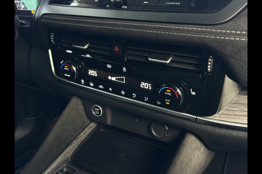Nissan QASHQAI 1.3 MHEV 160PK TEKNA PLUS BOSE 20''LMV LEER ALCANTARA PANO MASSAGE BOSE STOEL/STUUR/RUIT VERW MATRIX.LED ELEK.KLEP HEADUP 20''LM 03/2025