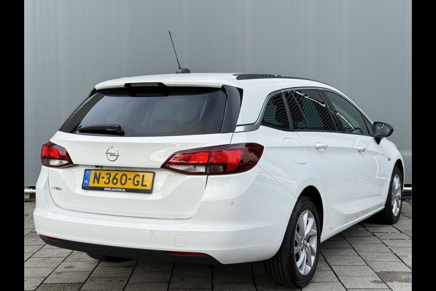 Opel Astra Sports Tourer BWJ 2021 | 1.2T 131PK Bus Elegance | NWE APK | CLIMA | LED | NAVI | CAMERA A | LEDER/STOF | SPORTSTOELEN | CRUISE | CARPLAY