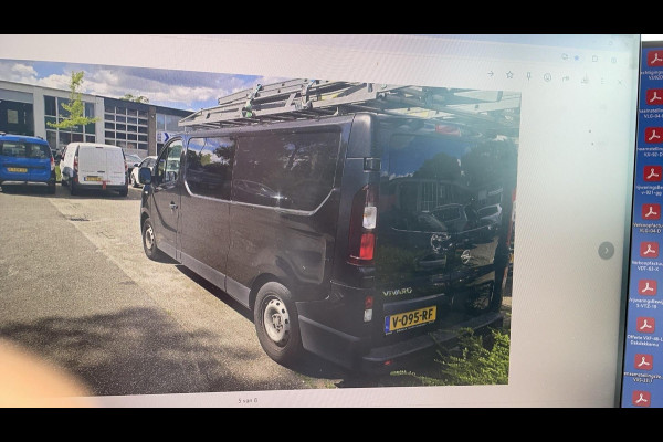 Opel Vivaro 1.6 CDTI L2H1 Dubbele Cabine Edition Airco Cruise Control Navigatie Imperiaal Trekhaak APK t/m 10-'26