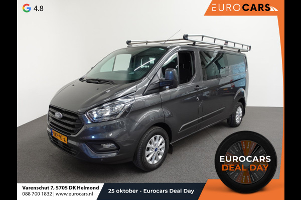 Ford Transit Custom 130pk Automaat L2H1 Trend Dubbele cabine Navigatie Cruise control Camera Parkeersensoren Imperiaal Airco Trekhaak