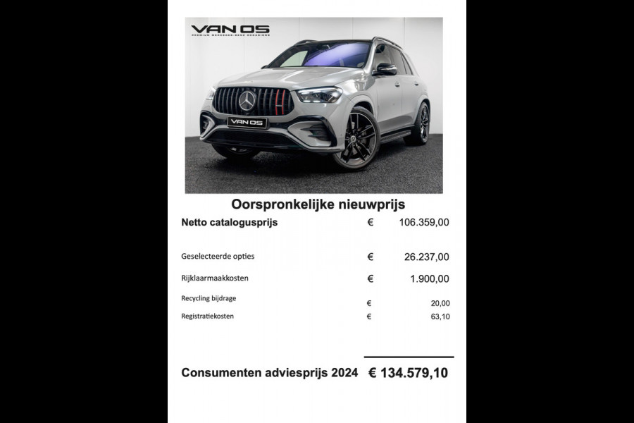 Mercedes-Benz GLE GLE 400 e 4MATIC AMG Line | Night | Trekhaak | 22 Inch | Nappa leder