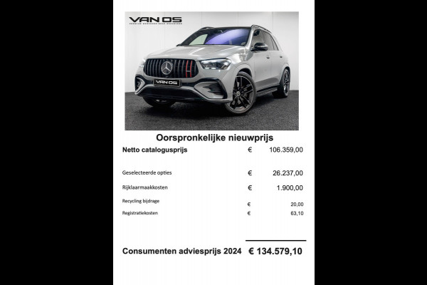 Mercedes-Benz GLE GLE 400 e 4MATIC AMG Line | Night | Trekhaak | 22 Inch | Nappa leder