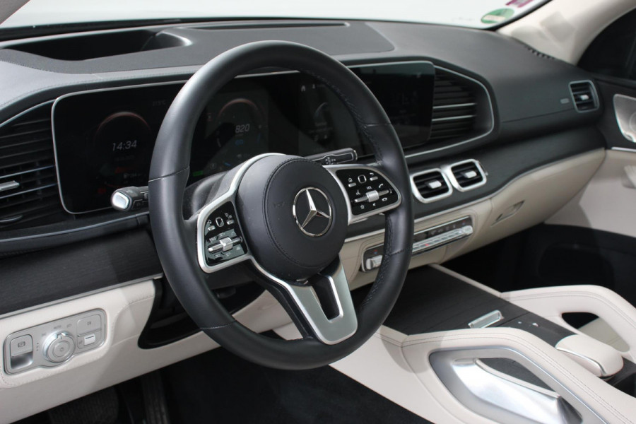 Mercedes-Benz GLE 350 e AMG 4-MATIC | DEMO ! | leder adaptive Cruise Control Burmester Audio Panorama dak 20 Inch Lichtmetalen Velgen Trekhaak