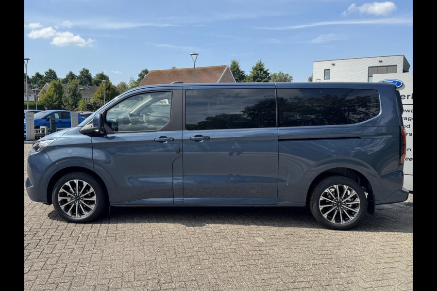 Ford Transit Custom Tourneo 340 2.5 PHEV L2H1 Titanium X | 233pk | Incl. BTW/BPM Rijklaar | Handsfree elektrische dubbele zijschuifdeuren | Inklapbare trekhaak | Tourneo Luxury Pack | Verwarmbaar stuurwiel