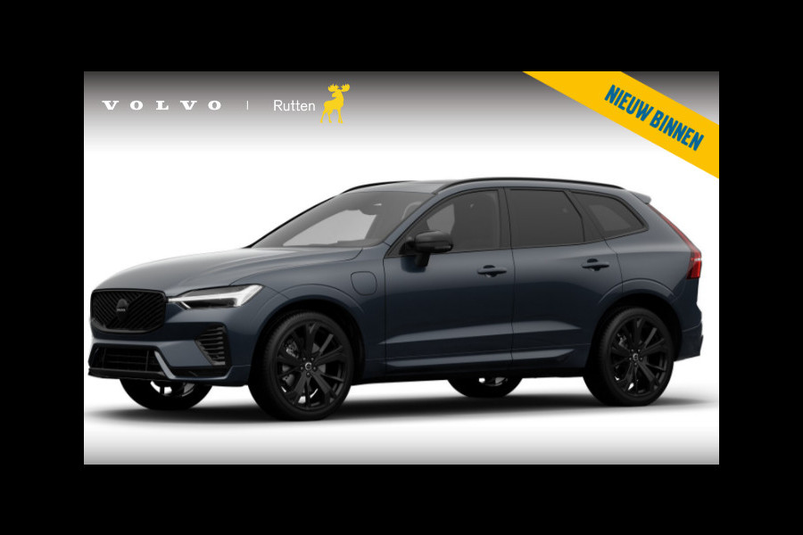Volvo XC60 T6 350PK Automaat AWD Plus Black Edition Apple Carplay / Adaptive cruise control / Panorama dak / Sportstoelen / Elektrisch bedienbare bestuurderstoel met geheugen / Keyless Entry / Elektrische achterklep