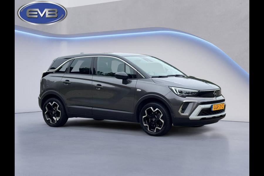 Opel Crossland 1.2 Turbo 110 pk Elegance, trekhaak, achteruitrijcamera, parkeersensoren, 16 inch, 1/2 lederen sportinterieur