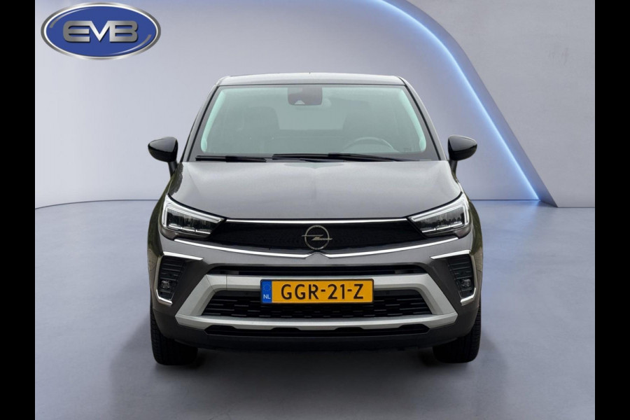 Opel Crossland 1.2 Turbo 110 pk Elegance, trekhaak, achteruitrijcamera, parkeersensoren, 16 inch, 1/2 lederen sportinterieur