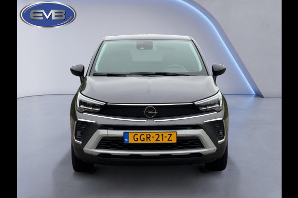 Opel Crossland 1.2 Turbo 110 pk Elegance, trekhaak, achteruitrijcamera, parkeersensoren, 16 inch, 1/2 lederen sportinterieur