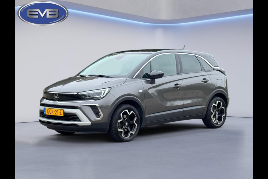 Opel Crossland 1.2 Turbo 110 pk Elegance, trekhaak, achteruitrijcamera, parkeersensoren, 16 inch, 1/2 lederen sportinterieur