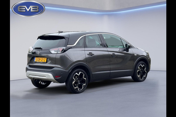 Opel Crossland 1.2 Turbo 110 pk Elegance, trekhaak, achteruitrijcamera, parkeersensoren, 16 inch, 1/2 lederen sportinterieur