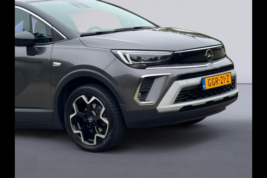 Opel Crossland 1.2 Turbo 110 pk Elegance, trekhaak, achteruitrijcamera, parkeersensoren, 16 inch, 1/2 lederen sportinterieur