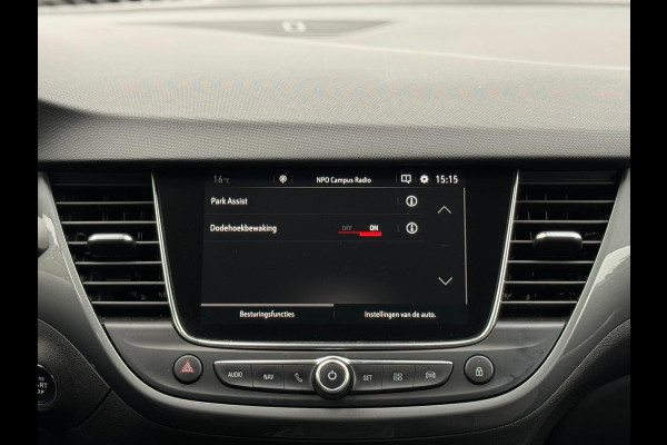 Opel Crossland 1.2 Turbo 110 pk Elegance, trekhaak, achteruitrijcamera, parkeersensoren, 16 inch, 1/2 lederen sportinterieur
