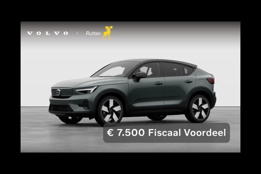 Volvo EC40 252PK Automaat Single Ext. Range Plus / Modeljaar 2026 / Adaptive cruise control  / Pilot assist / BLIS / Stoel en stuur verwarming / Elektrische achterklep / Parkeersensoren met camera / Google infotainment / Panoramadak