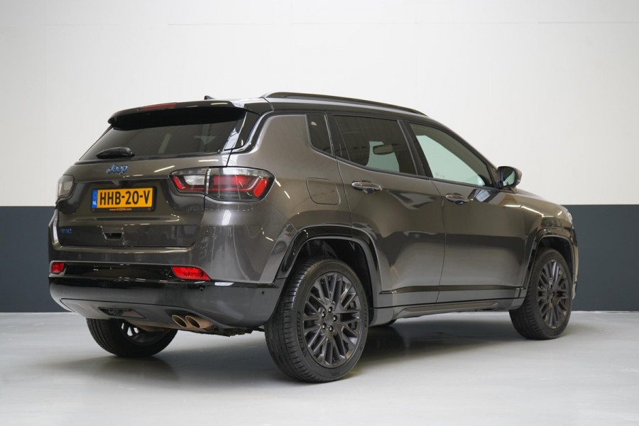 Jeep Compass 4xe 240 Plug-in Hybrid Electric S | Panoramadak | Trekhaak | Memory | Leder | Stuurwielverwarming