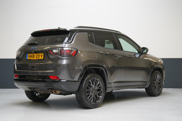 Jeep Compass 4xe 240 Plug-in Hybrid Electric S | Panoramadak | Trekhaak | Memory | Leder | Stuurwielverwarming