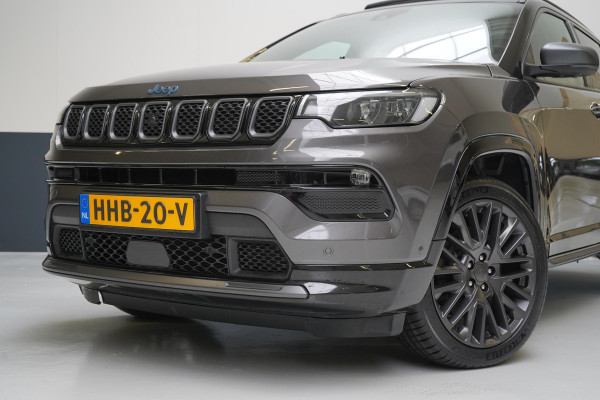 Jeep Compass 4xe 240 Plug-in Hybrid Electric S | Panoramadak | Trekhaak | Memory | Leder | Stuurwielverwarming