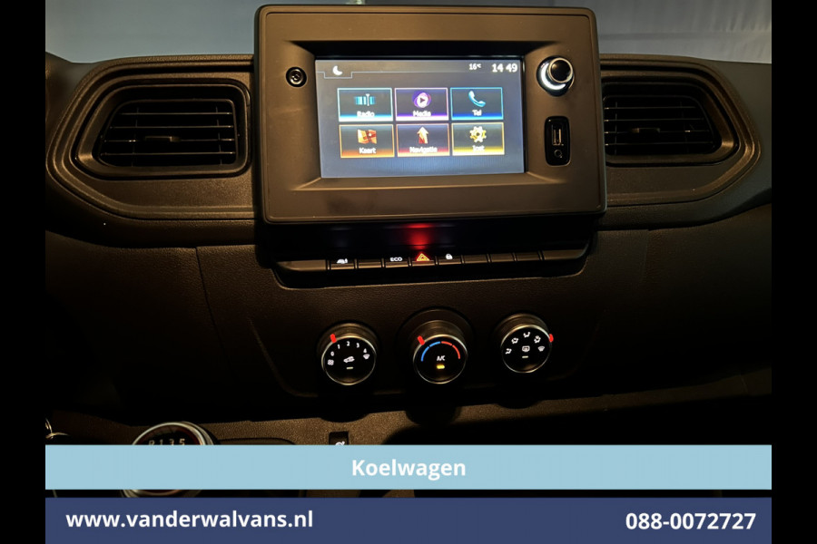 Renault Master 2.3 dCi 136pk L2H2 Koelwagen Thermoking V-300 MAX Vriezen -20°C tot verwarmen + 20°C Dag + Nacht Euro6 Airco | Navigatie Camera, 2500kg Trekhaak, Cruisecontrol, LED, Parkeersensoren, Bijrijdersbank