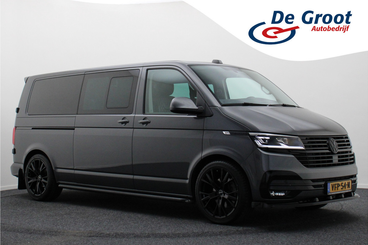 Volkswagen Transporter 2.0 TDI DSG L2H1 30 DC Highline Leer, 2x Elektr. Schuifdeur, ACC, Camera, Apple Carplay, LED, Trekhaak, 20''