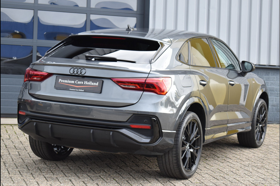 Audi Q3 Sportback 45 TFSI e S-Line 245 Pk Leder Memory Sfeer Navi Matrix 20 Inch Black