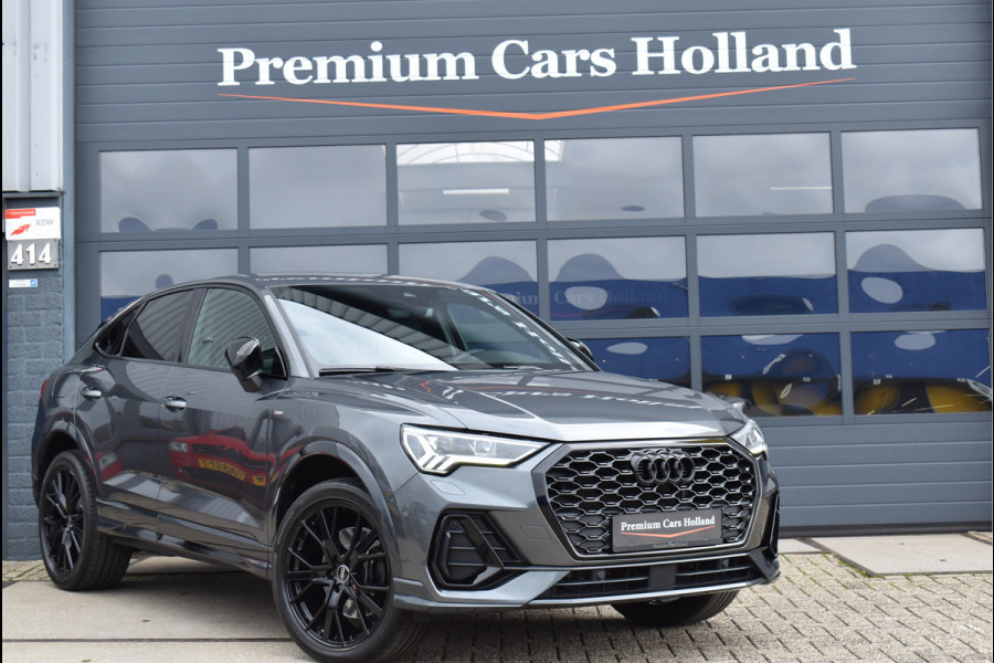 Audi Q3 Sportback 45 TFSI e S-Line 245 Pk Leder Memory Sfeer Navi Matrix 20 Inch Black