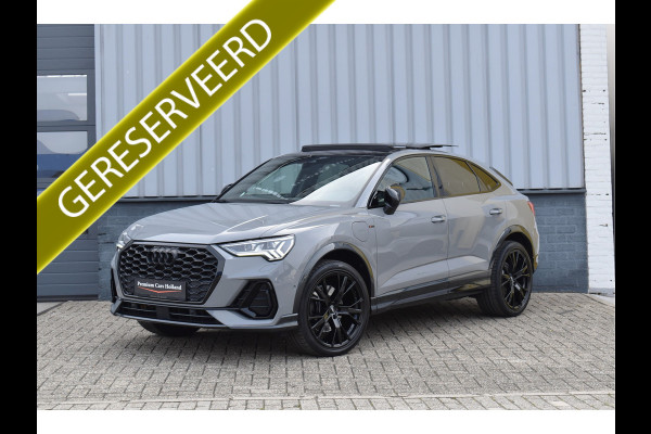 Audi Q3 Sportback 45 TFSI e S-Line Nardo Grey Pano Navi Trekhaak Matrix Sfeer Leder 20 Inch