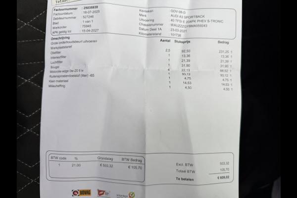 Audi A3 Sportback 45 TFSI e S edition Competition l Pano l Alcantara Diamond stiksels l Virtual l Winterbanden l
