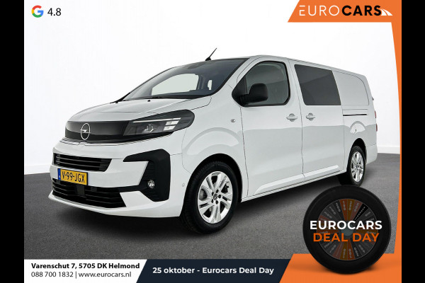 Opel Vivaro 2.0 Diesel 180 S&S L3 Automaat Dubbele Cabine 2 schuifdeuren Android Auto/Apple CarPlay Navigatie Keyless Entry&Start Climate Control Camera Cruise Control Houten afwerking laadruimte Trekhaak lichtmetalen velgen