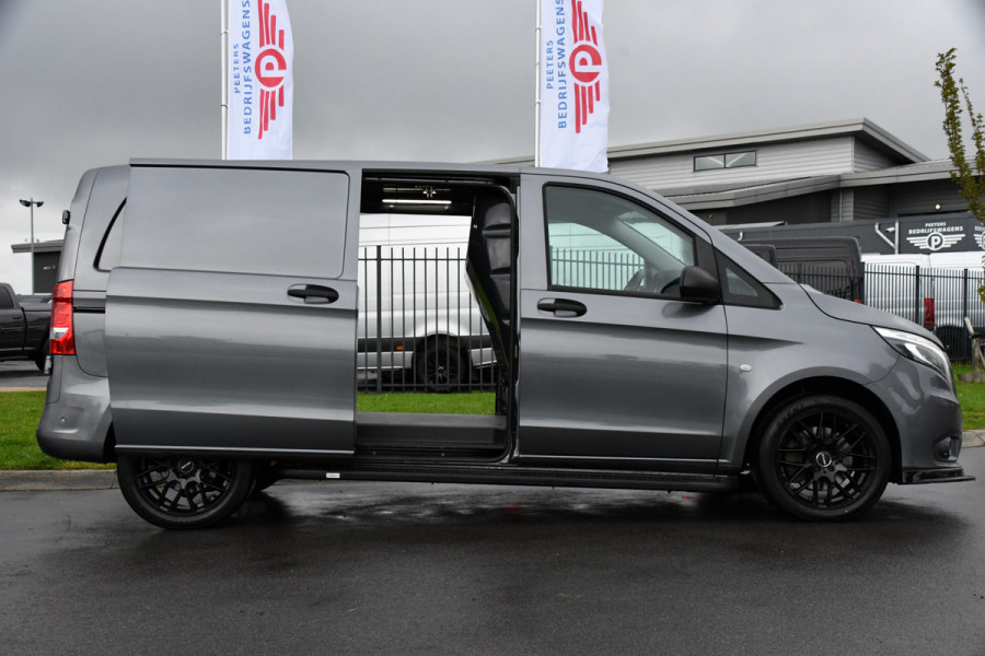 Mercedes-Benz Vito 119 CDI AMG Edition Adaptieve Cruise, Camera, LED, Carplay, 2 x Schuifdeur, Leder, Stoelverwarming, Uniek!