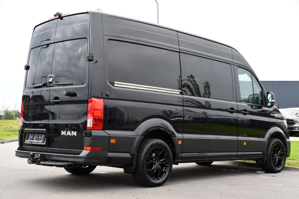 MAN TGE 35 2.0 L3H3 Black Edition Adaptieve Cruise, Camera, Clima, LED, Stoelverwarming, 177PK, Automaat, Carplay, NAVI, Uniek!