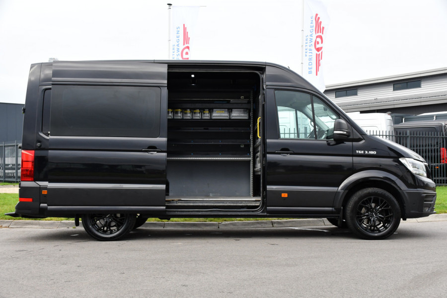 MAN TGE 35 2.0 L3H3 Black Edition Adaptieve Cruise, Camera, Clima, LED, Stoelverwarming, 177PK, Automaat, Carplay, NAVI, Uniek!