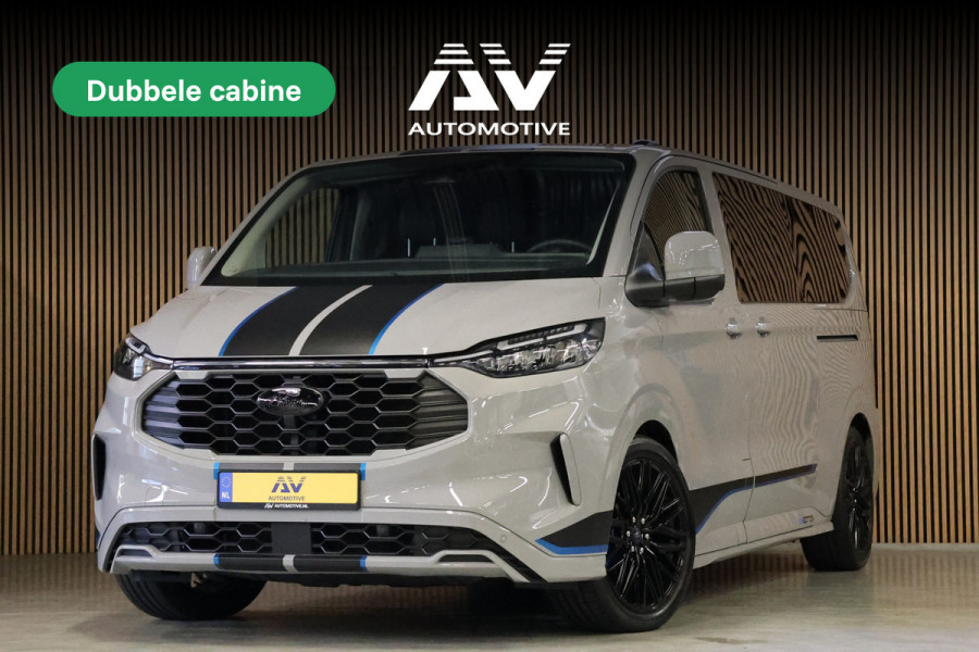 Ford Transit Custom 320 2.0 TDCI L2H1 Sport 170 PK DC | L+R Schuifdeur | Dubbel Cabine | ACC | Blind Spot | Navigatie | Camera | CarPlay | Lane Assi | Raptor Edition | Trekhaak | 6-Zitter | MODELJAAR 2025 | BPM VRIJ | Verlengde fabrieksgarantie tot 12-2029 | Dubbel Cabine