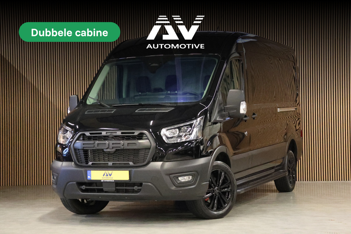 Ford Transit 350 2.0 TDCI L3H2 165PK AUT Limited DC | 7-Zitter | L+R Schuifdeur | 360 Camera | ACC | Navigatie | Bi-Xenon | Lane assist | BLIS | CarPlay | Stoelverwarming | Stuurwielverwarming | Dubbel Cabine | Facelift model MY2025 Ford Transit 350 2.0 TDCI L3H2 165PK AUT Limited DC | 7-Zitter | L+R Schuifdeur | 360 Camera | ACC | Navigatie | Bi-Xenon | Lane assist | BLIS | CarPlay | Stoelverwarming | Stuurwielverwarming | Dubbel Cabine | Facelift model MY2025