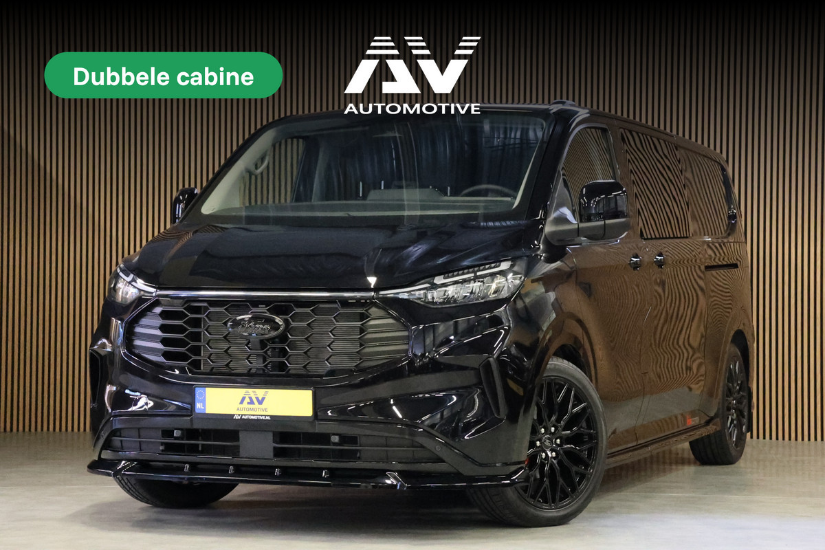 Ford Transit Custom 320 2.0 TDCI 170PK L2H1 DC LIMITED | L+R Schuifdeur | Dubbel Cabine | ACC | Blind Spot | Navigatie | Camera | CarPlay | Lane Ass | Raptor Edition | Trekhaak | 6-Zitter | MODELJAAR 2025 | BPM VRIJ | Verlengde fabrieksgarantie tot 12-2029 | Dubbel Cabine Ford Transit Custom 320 2.0 TDCI 170PK L2H1 DC LIMITED | L+R Schuifdeur | Dubbel Cabine | ACC | Blind Spot | Navigatie | Camera | CarPlay | Lane Ass | Raptor Edition | Trekhaak | 6-Zitter | MODELJAAR 2025 | BPM VRIJ | Verlengde fabrieksgarantie tot 12-2029 | Dubbel Cabine
