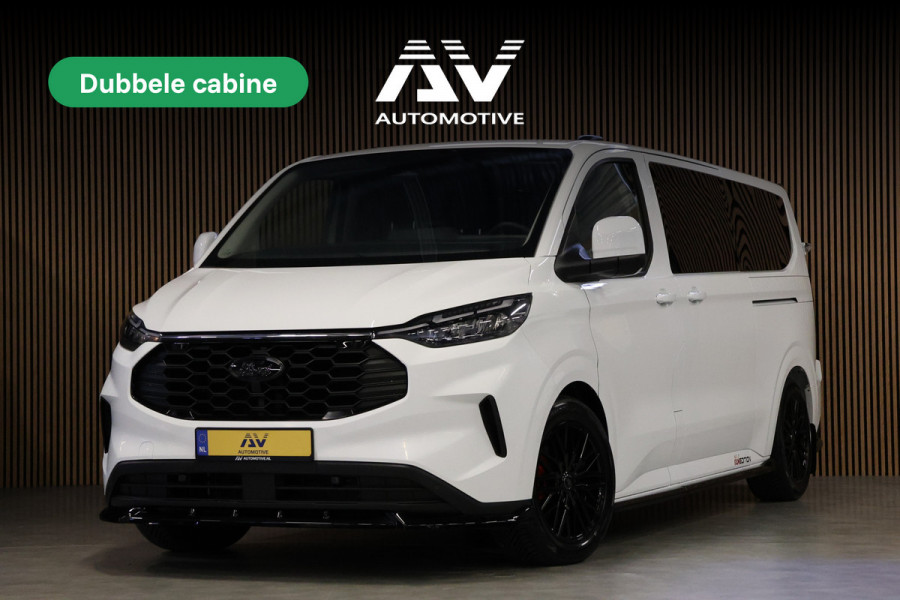 Ford Transit Custom 320 2.0 TDCI 170PK L2H1 DC | L+R Schuifdeur | ACC | Blind Spot | Navigatie | Camera | CarPlay | Lane Assist | Stoelverwarming | Raptor Edition | Trekhaak | 6-Zitter | BPM VRIJ | Verlengde fabrieksgarantie tot 07-2029