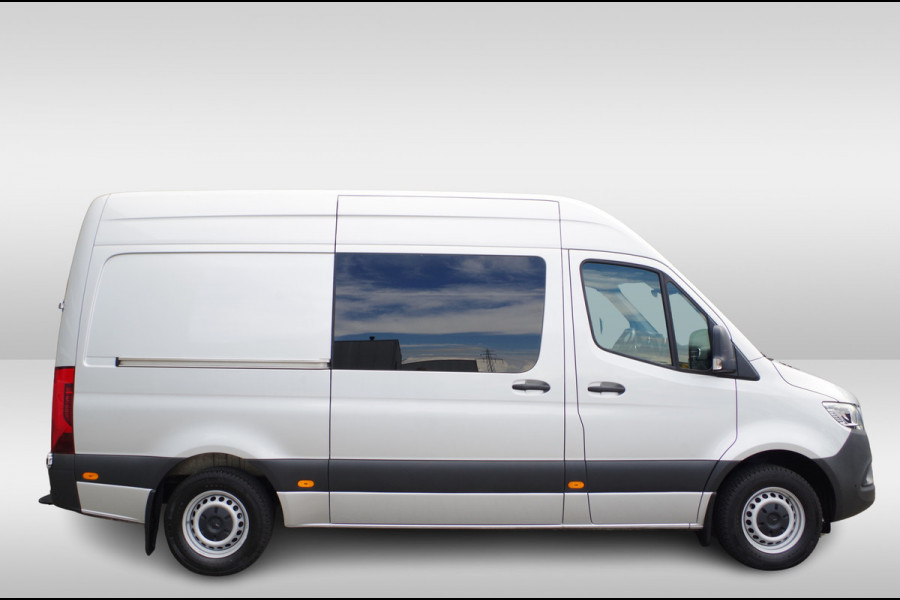 Mercedes-Benz Sprinter 319 3.0 V6 CDI L2H2 > 191pk/Luxe Bus/Dubbele schuifdeur/Luchtv. LED/Leer/Elektrisch verstelbare stoelen