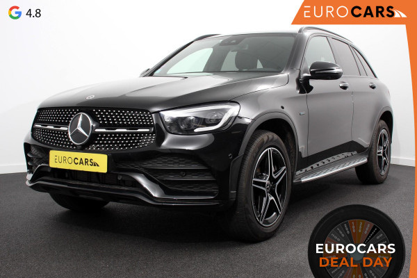 Mercedes-Benz GLC 300e 4MATIC 9G-tronic AMG Line Navigatie Cruise Control Parkeersensoren Stoelverwarming Panorama dak Matrix LED-koplampen Virtual Cockpit Surround-systeem Burmester Inductielader