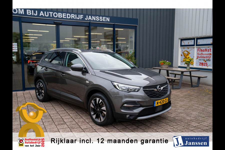 Opel Grandland X 1.2 Turbo Innovation|Prijs rijklaar incl. 12 mnd garantie|Trekhaak LMV Blindspot Stoel en stuurverwarming Carplay
