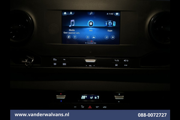 Mercedes-Benz Sprinter 316 CDI 163pk L3H2 Euro6 Airco | Camera | Apple Carplay | Cruisecontrol Android Auto, Chauffeursstoel, Stoelverwarming, 270gr. Achterdeuren, Bijrijdersbank
