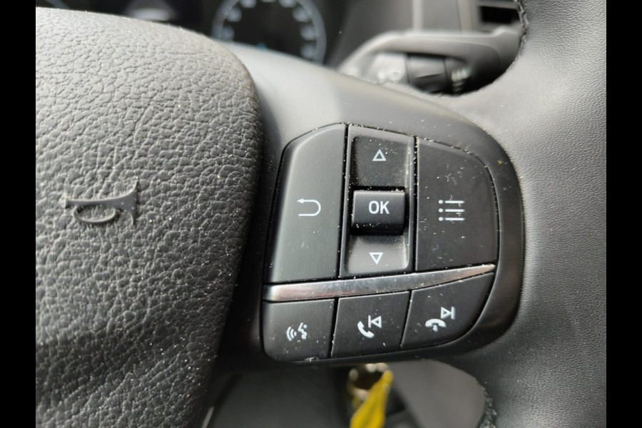 Ford Transit 2.0TDCI 130pk 350 L4H3 Navi Camera Pdc Apple Carplay Android WiFi Airco Cruise Control Voorruit-Verwarmd Regensensor DAB Schuifdeur Betonplex Vloer Wandbetimmering Roll Stability Control Led Spoorwisselassist Euro 6 Zeer Compleet!