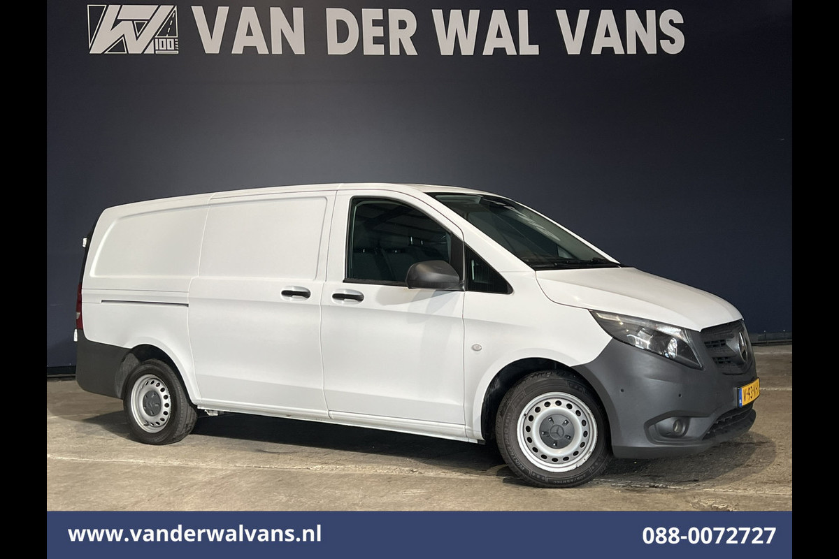 Mercedes-Benz Vito 110 CDI L2H1 Euro6 Airco | Camera | Apple Carplay | Android Auto | Cruisecontrol | Trekhaak Parkeersensoren, Bijrijdersbank Mercedes-Benz Vito 110 CDI L2H1 Euro6 Airco | Camera | Apple Carplay | Android Auto | Cruisecontrol | Trekhaak Parkeersensoren, Bijrijdersbank
