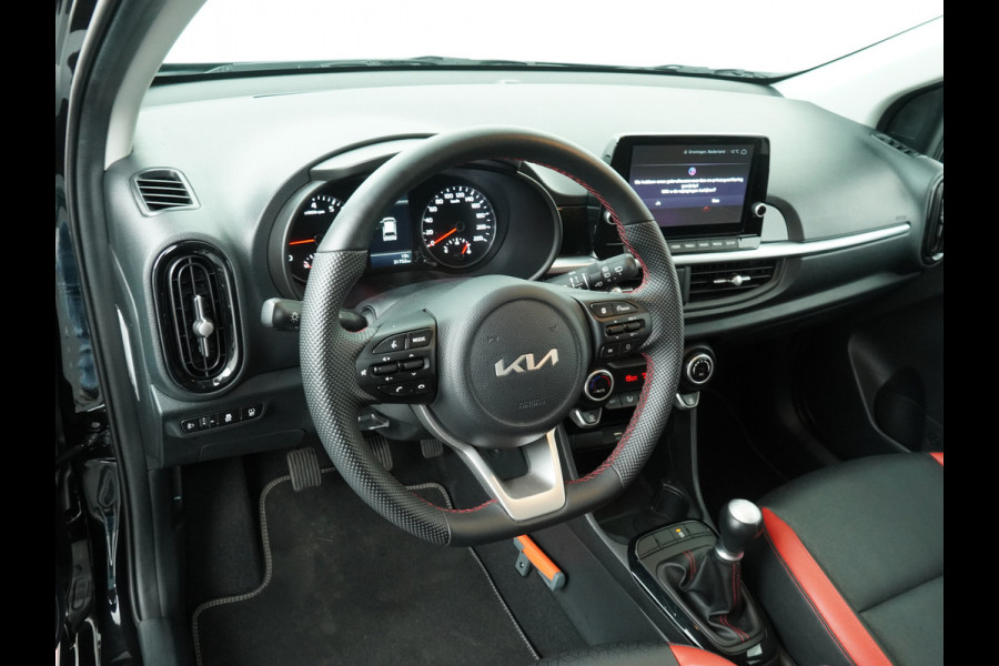Kia Picanto 1.0 DPi GT-Line - Leder - Navigatie - Lichtmetalen Velgen 15" - Cruise Control - Climate Control - Fabrieksgarantie Tot 2031
