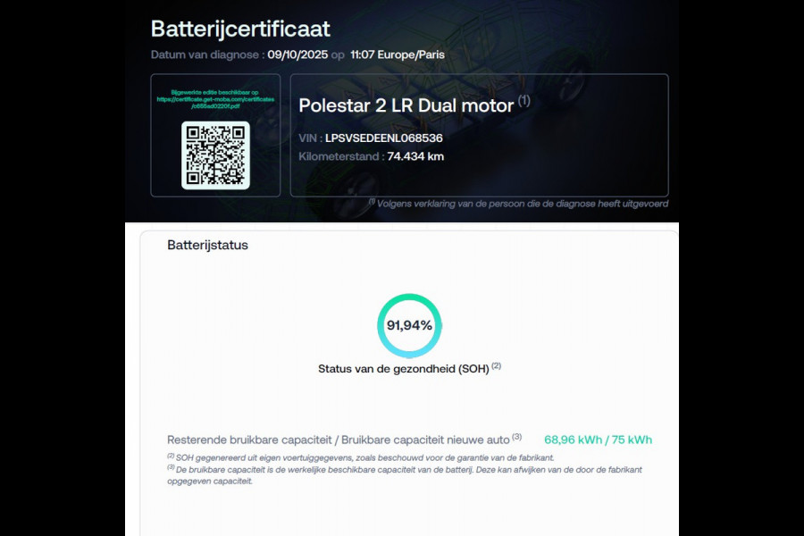 Polestar 2 Long Range Dual Motor 78 kWh NL AUTO | TREKHAAK | PANO | CARPLAY |